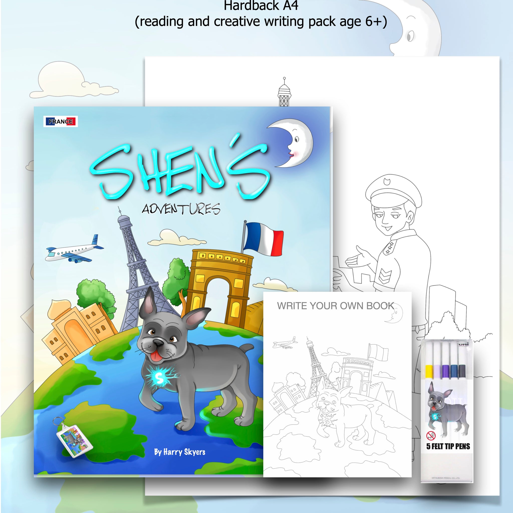 Shen's Adventure - Hardcover A4 34pages (reading and creative writing pack age 7+)