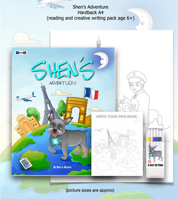 Shen's Adventure - Hardcover A4 34pages (reading and creative writing pack age 7+)